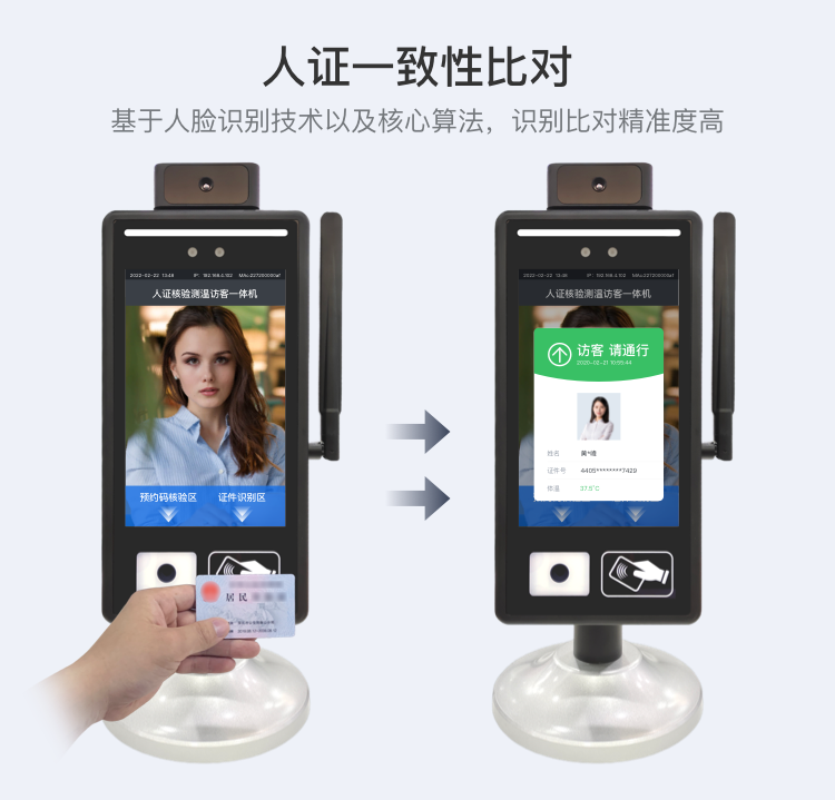 技术创新引领行业新变革，人证核验访客机成为新时代的标配
