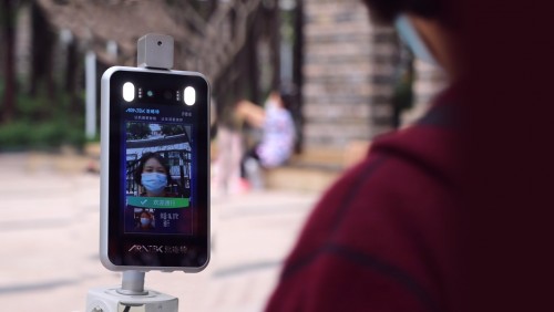 人脸识别测温门禁考勤一体机 人脸识别测温门禁考勤一体机